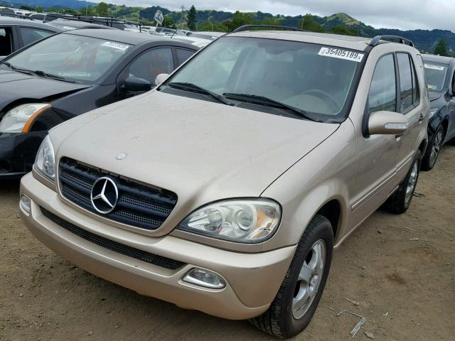 4JGAB57E43A419363 - 2003 MERCEDES-BENZ ML 350 GOLD photo 2