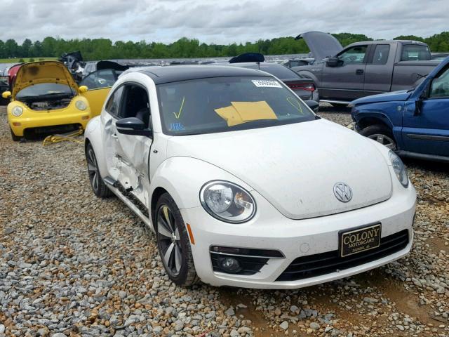 3VWVT7AT7EM601244 - 2014 VOLKSWAGEN BEETLE TUR WHITE photo 1