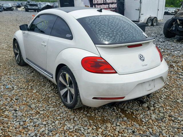 3VWVT7AT7EM601244 - 2014 VOLKSWAGEN BEETLE TUR WHITE photo 3