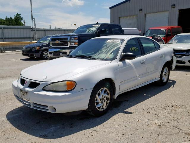 1G2NF52E94M544669 - 2004 PONTIAC GRAND AM S WHITE photo 2