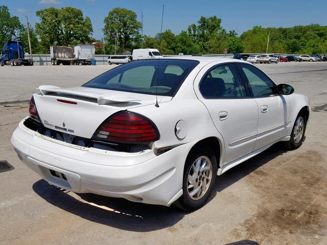 1G2NF52E94M544669 - 2004 PONTIAC GRAND AM S WHITE photo 4