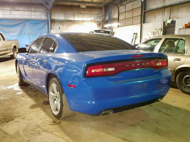 2C3CDXAT3CH232289 - 2012 DODGE CHARGER PO BLUE photo 3