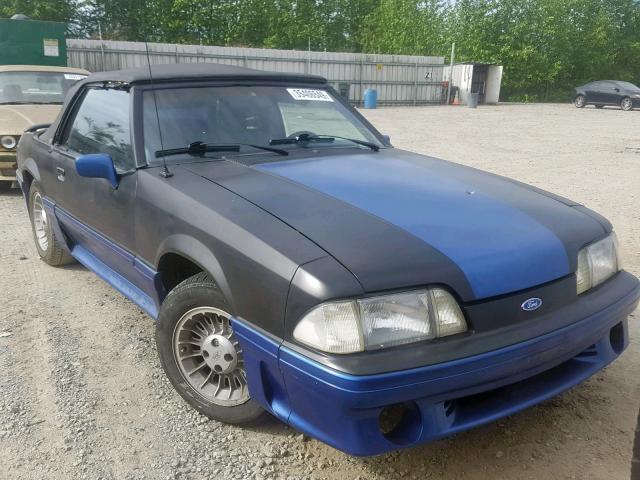 1FABP44A2KF278189 - 1989 FORD MUSTANG LX BLACK photo 1