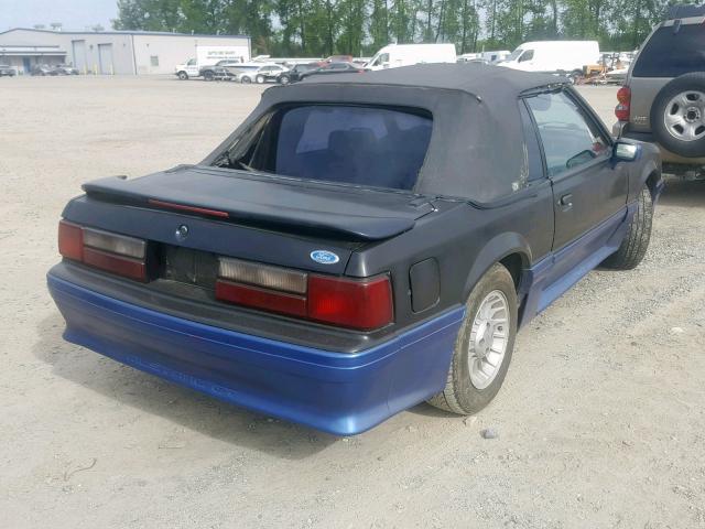 1FABP44A2KF278189 - 1989 FORD MUSTANG LX BLACK photo 4