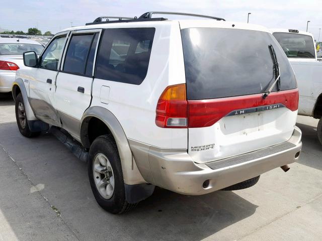 JA4LS31P9VP017764 - 1997 MITSUBISHI MONTERO SP WHITE photo 3