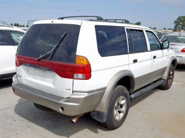 JA4LS31P9VP017764 - 1997 MITSUBISHI MONTERO SP WHITE photo 4