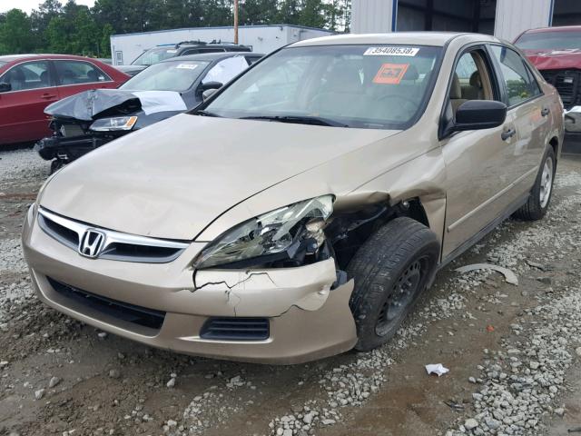 1HGCM56107A186157 - 2007 HONDA ACCORD VAL GOLD photo 2