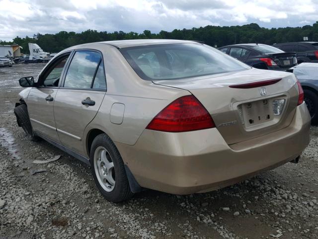 1HGCM56107A186157 - 2007 HONDA ACCORD VAL GOLD photo 3