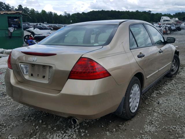 1HGCM56107A186157 - 2007 HONDA ACCORD VAL GOLD photo 4