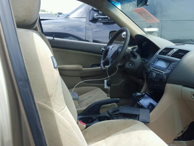 1HGCM56107A186157 - 2007 HONDA ACCORD VAL GOLD photo 5