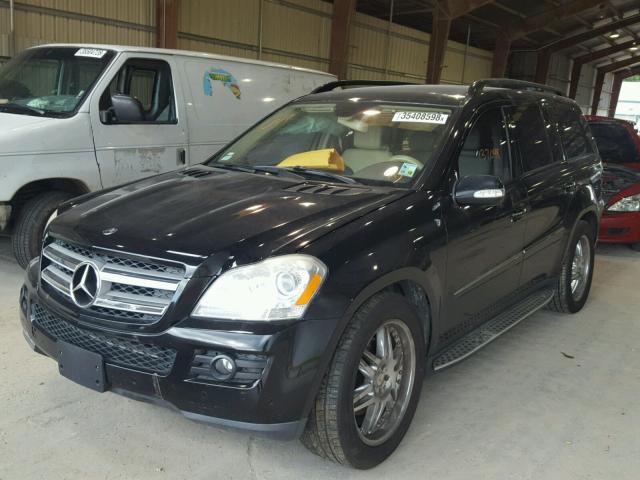 4JGBF71E48A345804 - 2008 MERCEDES-BENZ GL 450 4MA BLACK photo 2