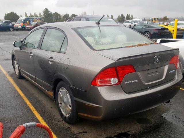 JHMFA36256S002839 - 2006 HONDA CIVIC HYBRID  photo 3