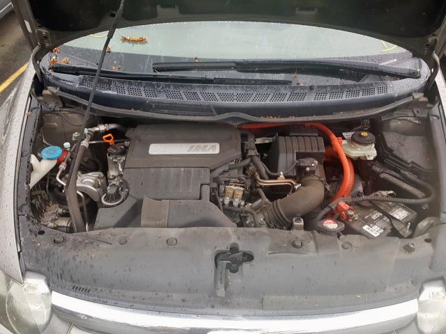 JHMFA36256S002839 - 2006 HONDA CIVIC HYBRID  photo 7