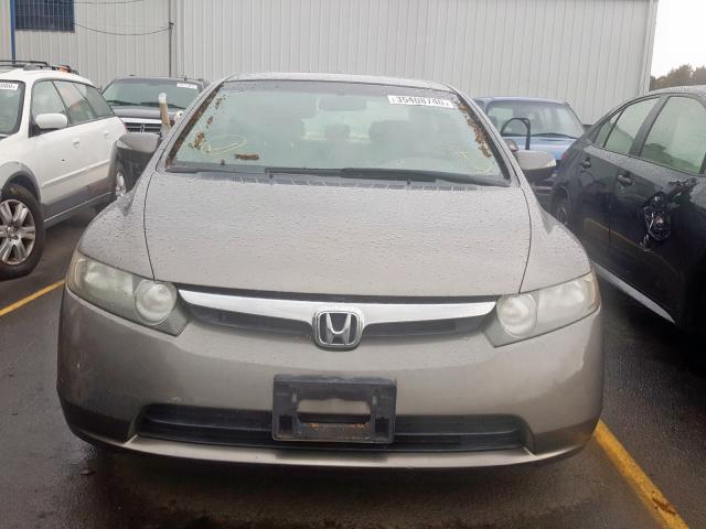 JHMFA36256S002839 - 2006 HONDA CIVIC HYBRID  photo 9