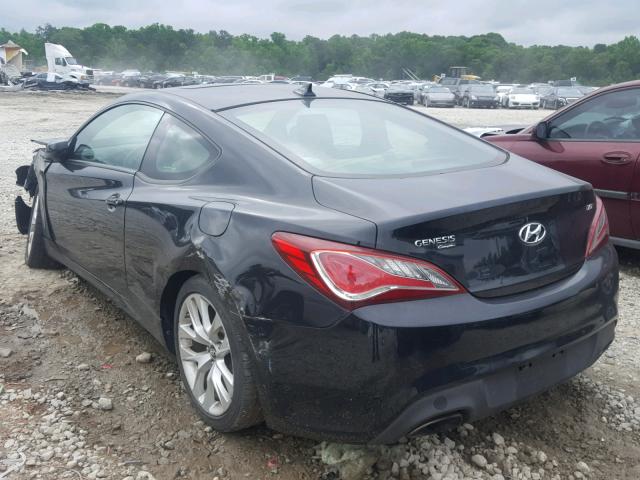 KMHHT6KD1DU083929 - 2013 HYUNDAI GENESIS CO BLACK photo 3