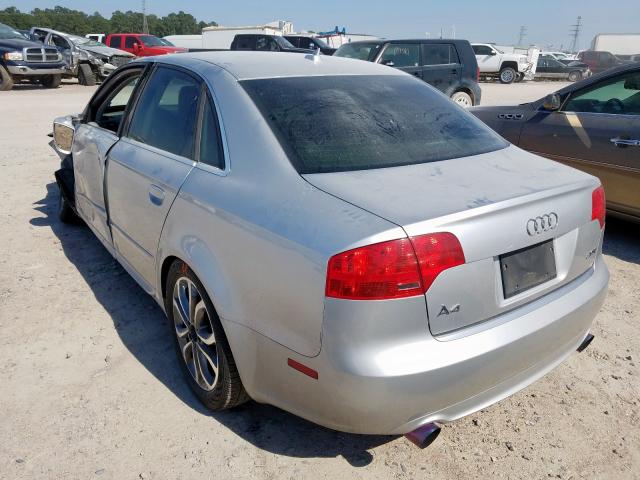 WAUAF78E88A053723 - 2008 AUDI A4 2.0T  photo 3