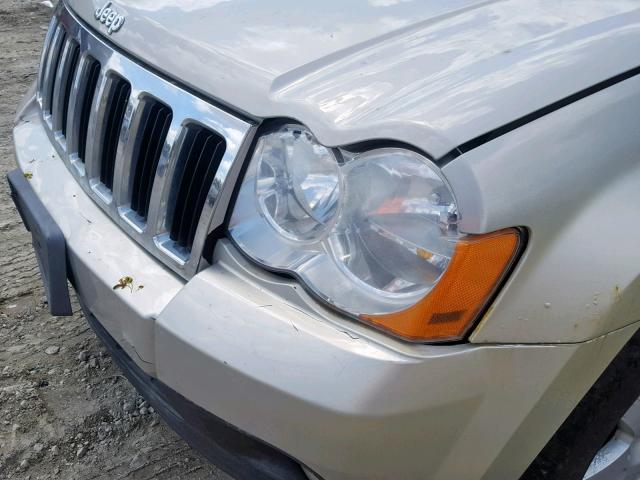 1J8GR48K58C140470 - 2008 JEEP GRAND CHER SILVER photo 9