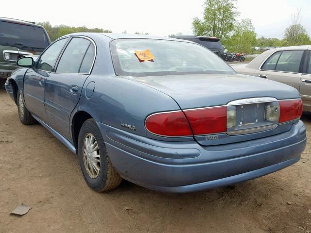 1G4HP54K524228526 - 2002 BUICK LESABRE CU BLUE photo 3