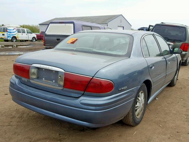 1G4HP54K524228526 - 2002 BUICK LESABRE CU BLUE photo 4