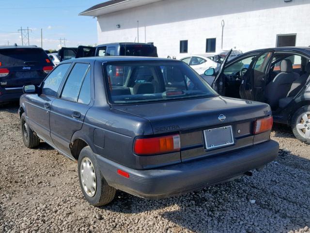 JN1EB31F0PU510195 - 1993 NISSAN SENTRA E BLUE photo 3