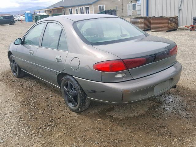 1FAFP10P0WW251119 - 1998 FORD ESCORT LX GRAY photo 3