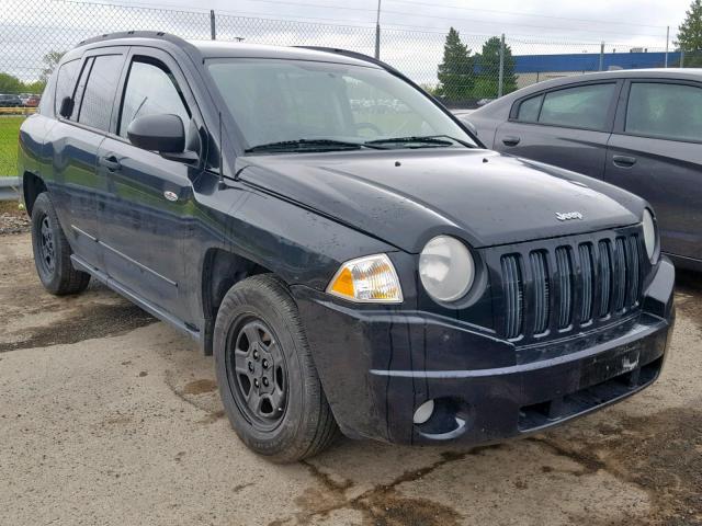 1J8FT47W48D737301 - 2008 JEEP COMPASS SP Қара фото 1