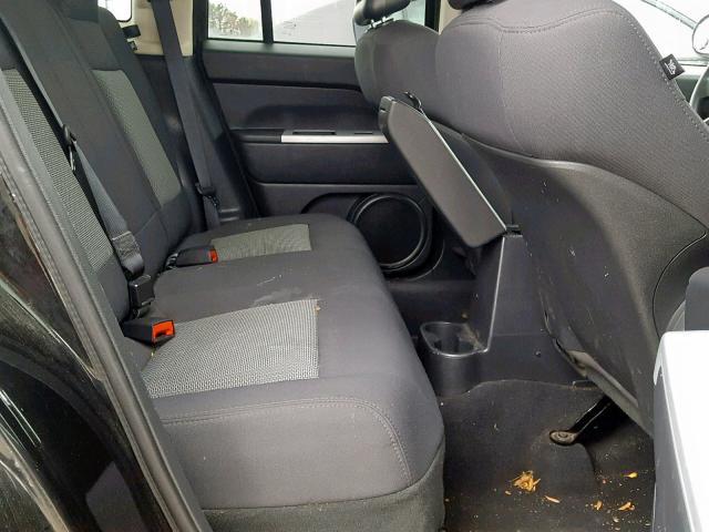 1J8FT47W48D737301 - 2008 JEEP COMPASS SP Қара фото 6