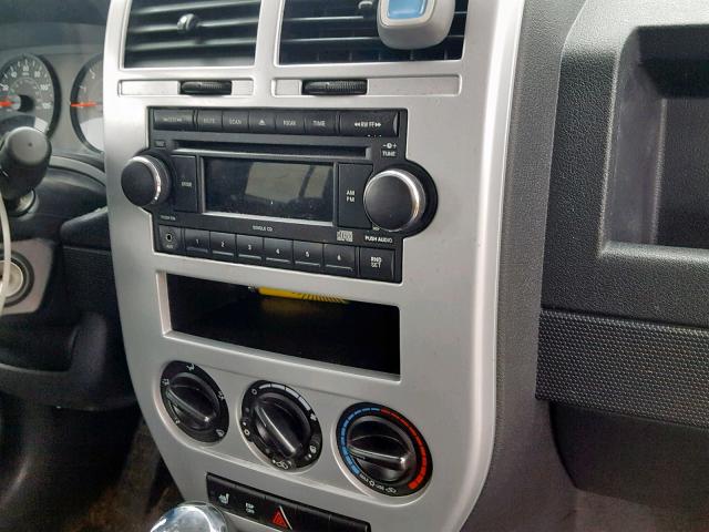 1J8FT47W48D737301 - 2008 JEEP COMPASS SP Қара фото 9