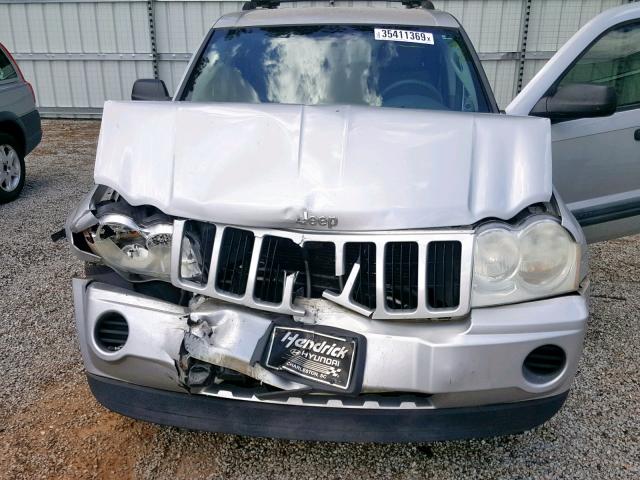 1J4GS48K56C330885 - 2006 JEEP GRAND CHER SILVER photo 7