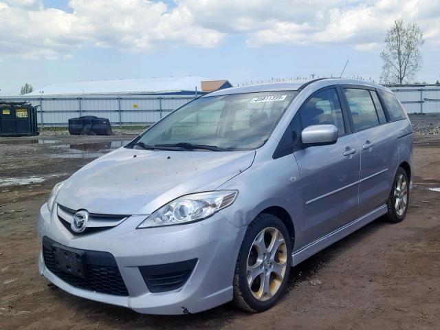 JM1CR293490356895 - 2009 MAZDA 5 SILVER photo 2