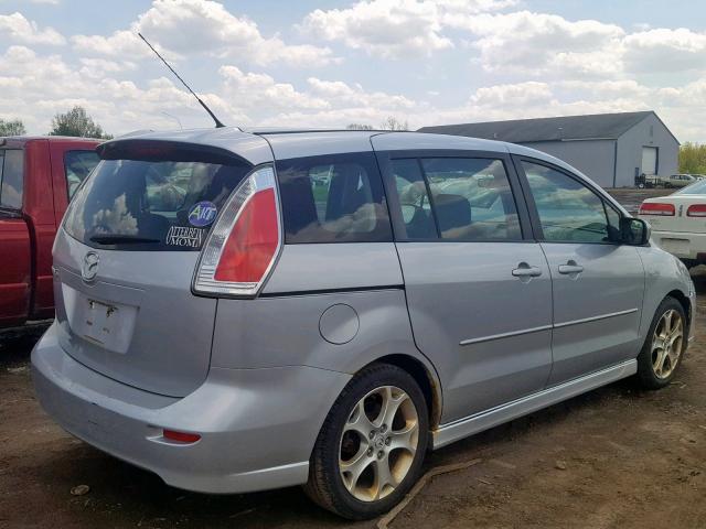 JM1CR293490356895 - 2009 MAZDA 5 SILVER photo 4