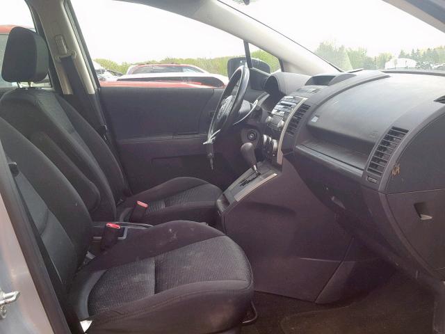 JM1CR293490356895 - 2009 MAZDA 5 SILVER photo 5