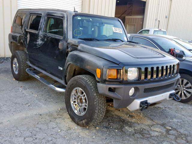 5GTEN13L988128360 - 2008 HUMMER H3 ALPHA BLACK photo 1