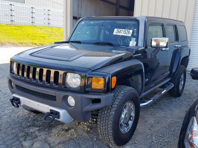 5GTEN13L988128360 - 2008 HUMMER H3 ALPHA BLACK photo 2