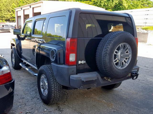 5GTEN13L988128360 - 2008 HUMMER H3 ALPHA BLACK photo 3