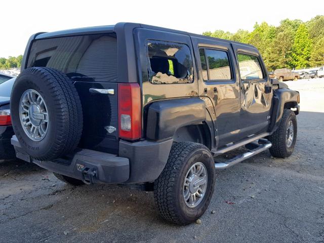 5GTEN13L988128360 - 2008 HUMMER H3 ALPHA BLACK photo 4