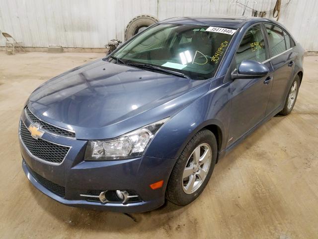 1G1PC5SB7D7240590 - 2013 CHEVROLET CRUZE LT  photo 2