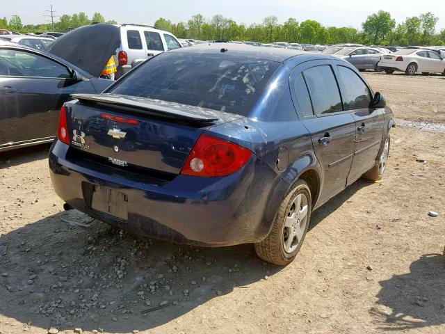 1G1AL58F587130465 - 2008 CHEVROLET COBALT LT BLUE photo 4