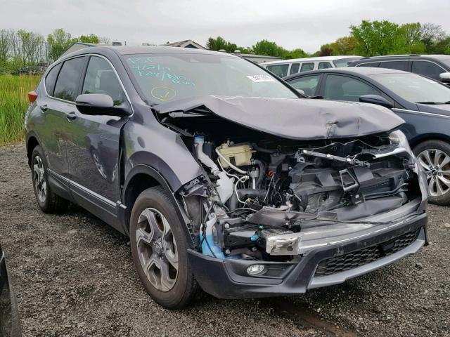 7FARW2H82JE076578 - 2018 HONDA CR-V EXL GRAY photo 1