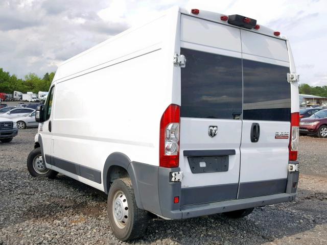 3C6TRVDG5HE543233 - 2017 RAM PROMASTER WHITE photo 3
