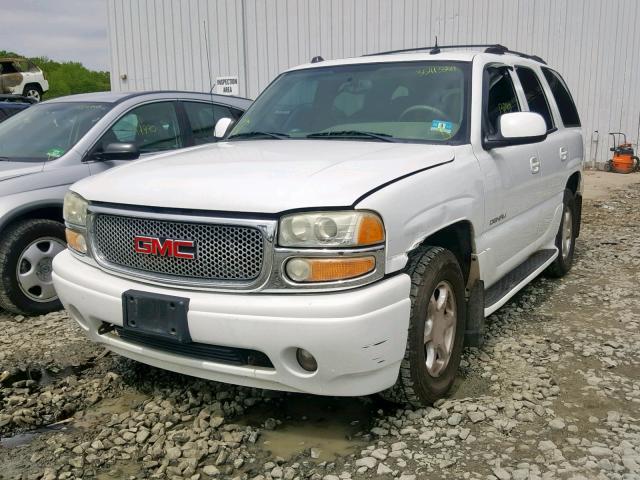 1GKEK63U24J219676 - 2004 GMC YUKON DENA WHITE photo 2