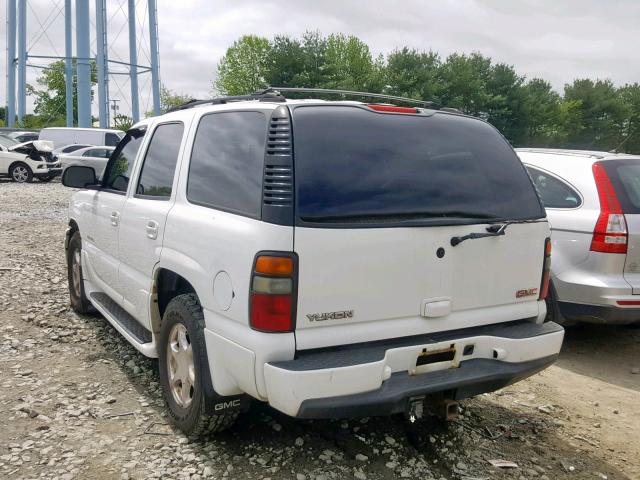 1GKEK63U24J219676 - 2004 GMC YUKON DENA WHITE photo 3