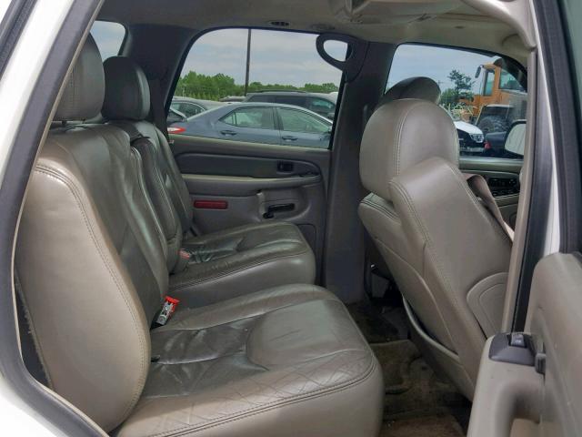 1GKEK63U24J219676 - 2004 GMC YUKON DENA WHITE photo 6