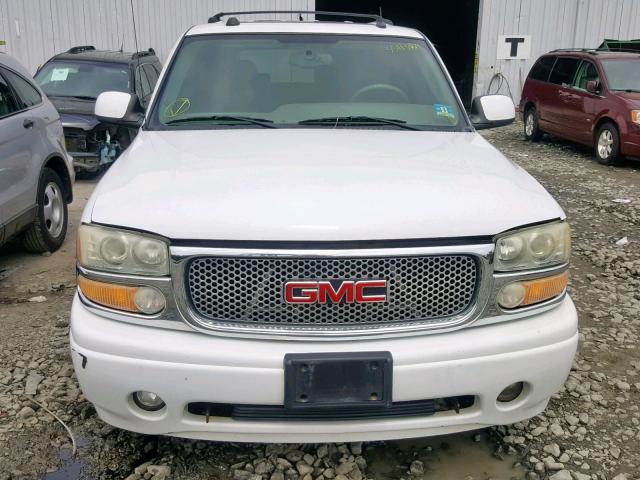 1GKEK63U24J219676 - 2004 GMC YUKON DENA WHITE photo 9