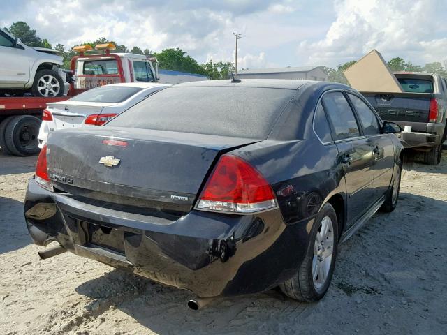 2G1WB5E35E1130574 - 2014 CHEVROLET IMPALA LIM BLACK photo 4