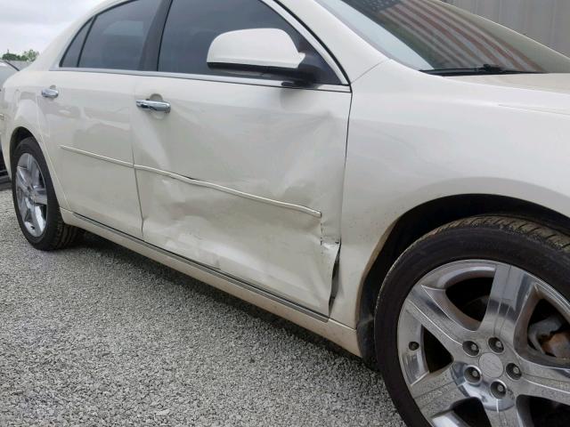 1G1ZC5E06CF321944 - 2012 CHEVROLET MALIBU 1LT CREAM photo 9
