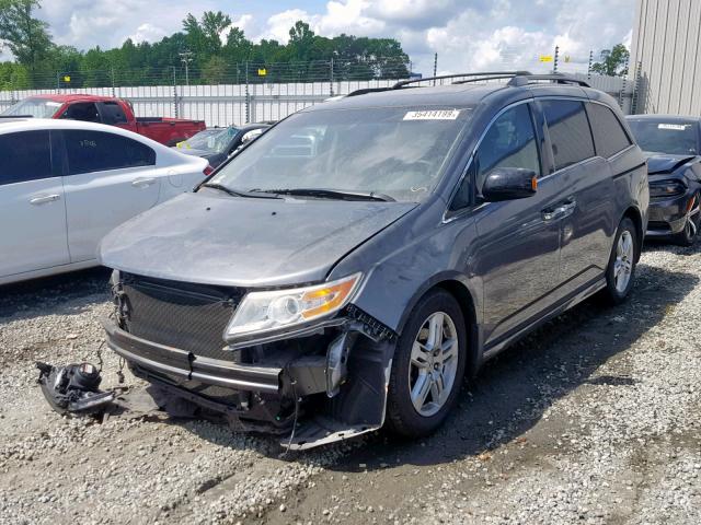 5FNRL5H93CB001096 - 2012 HONDA ODYSSEY TO GRAY photo 2