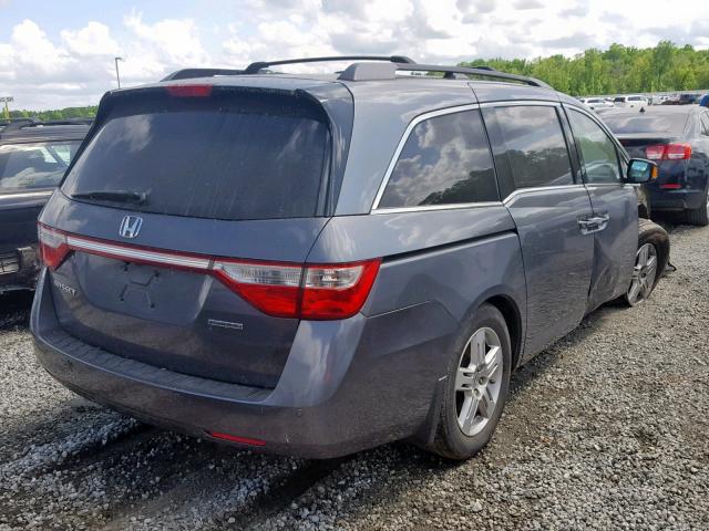 5FNRL5H93CB001096 - 2012 HONDA ODYSSEY TO GRAY photo 4