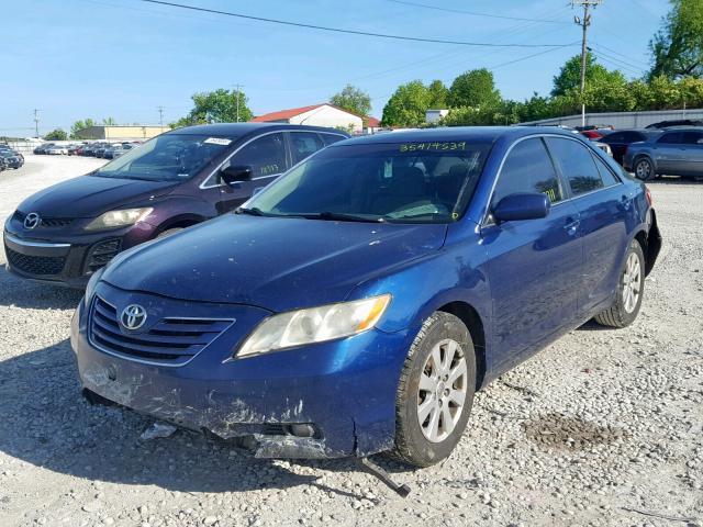 4T4BE46K59R067713 - 2009 TOYOTA CAMRY BASE BLUE photo 2