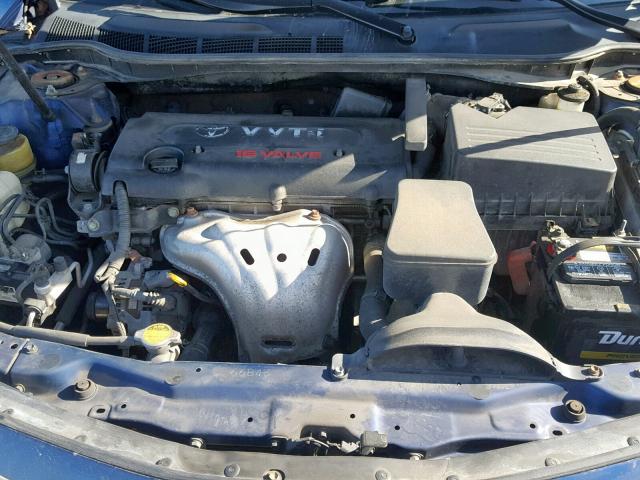 4T4BE46K59R067713 - 2009 TOYOTA CAMRY BASE BLUE photo 7